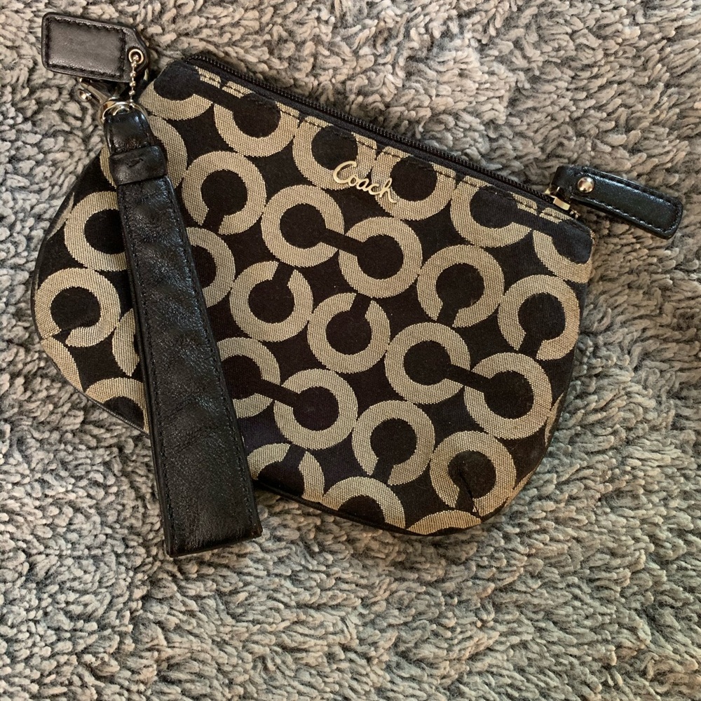 Coach wristlet small purse